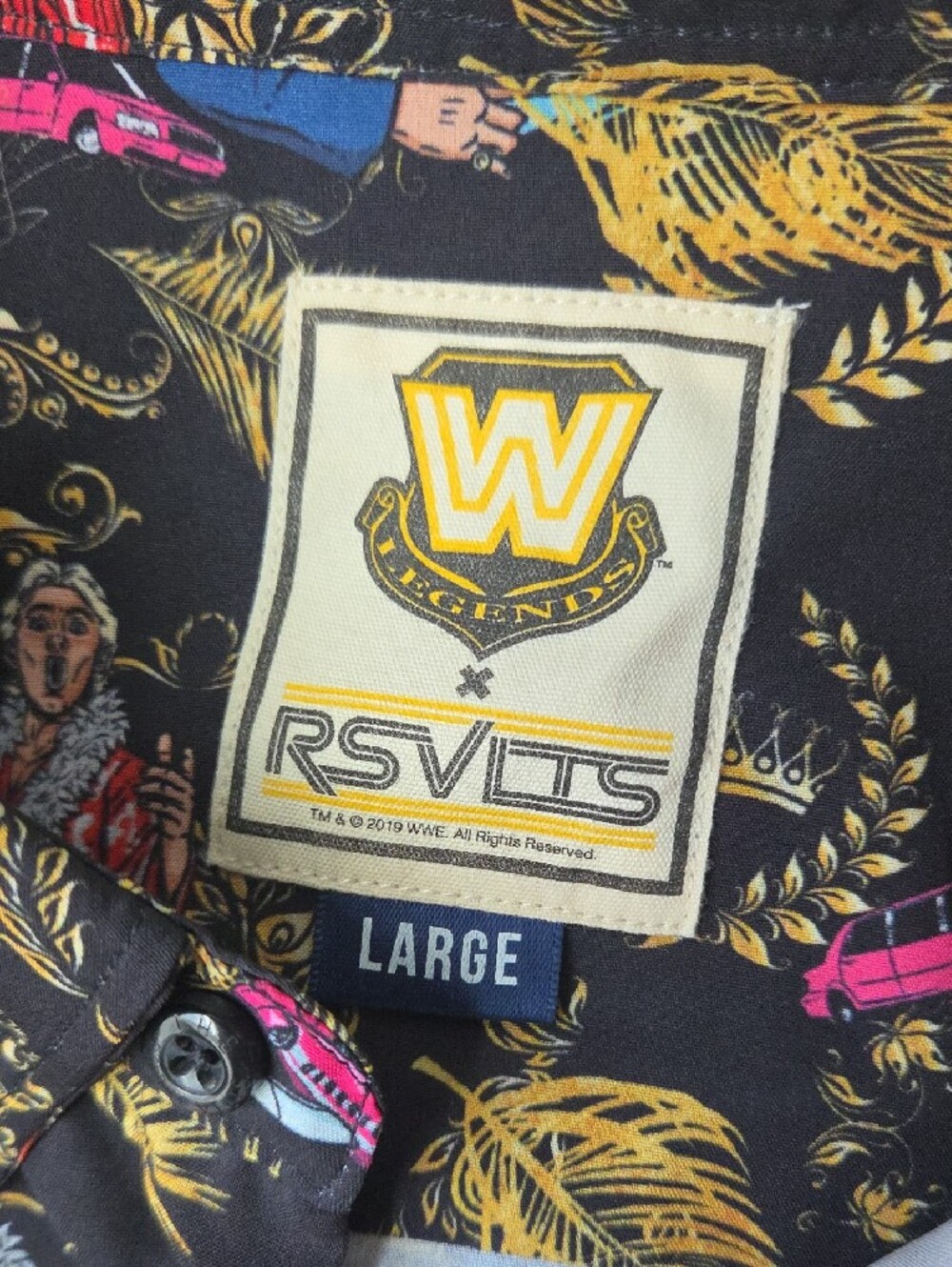 RSVLTS RICK FLAIR Button Up - Picture 2 of 5